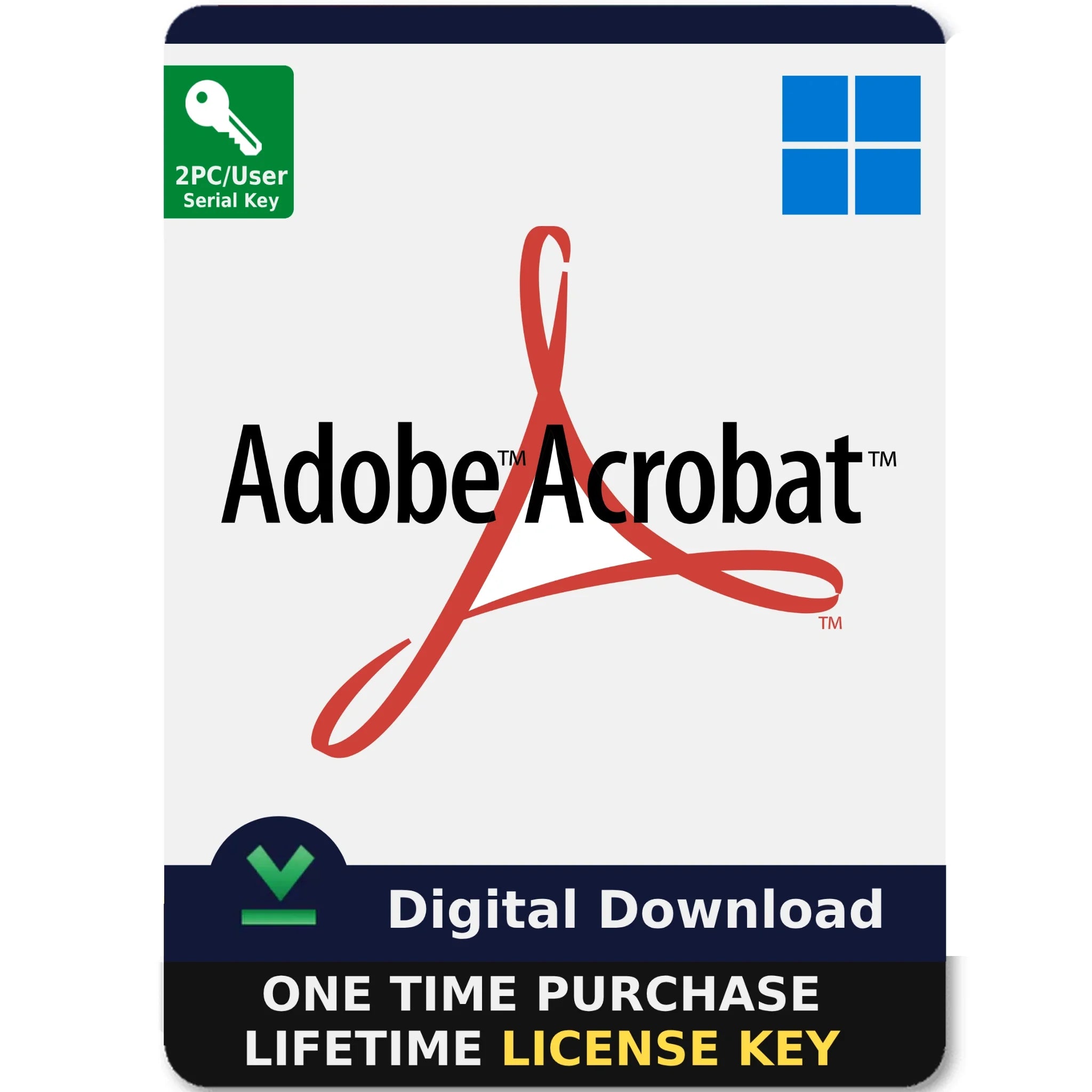Adobe Acrobat XI Lifetime License Key for Windows